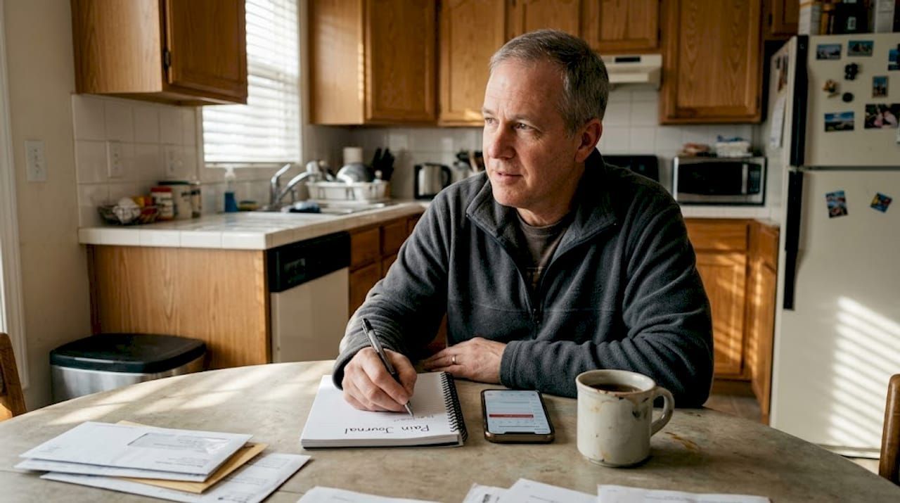 Integrative pain management workflow chart