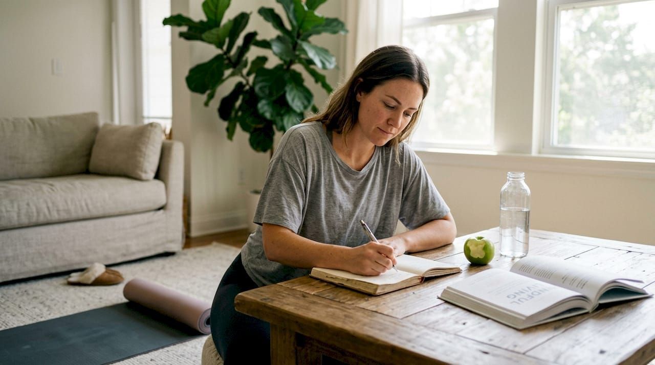 beginner practicing mindfulness