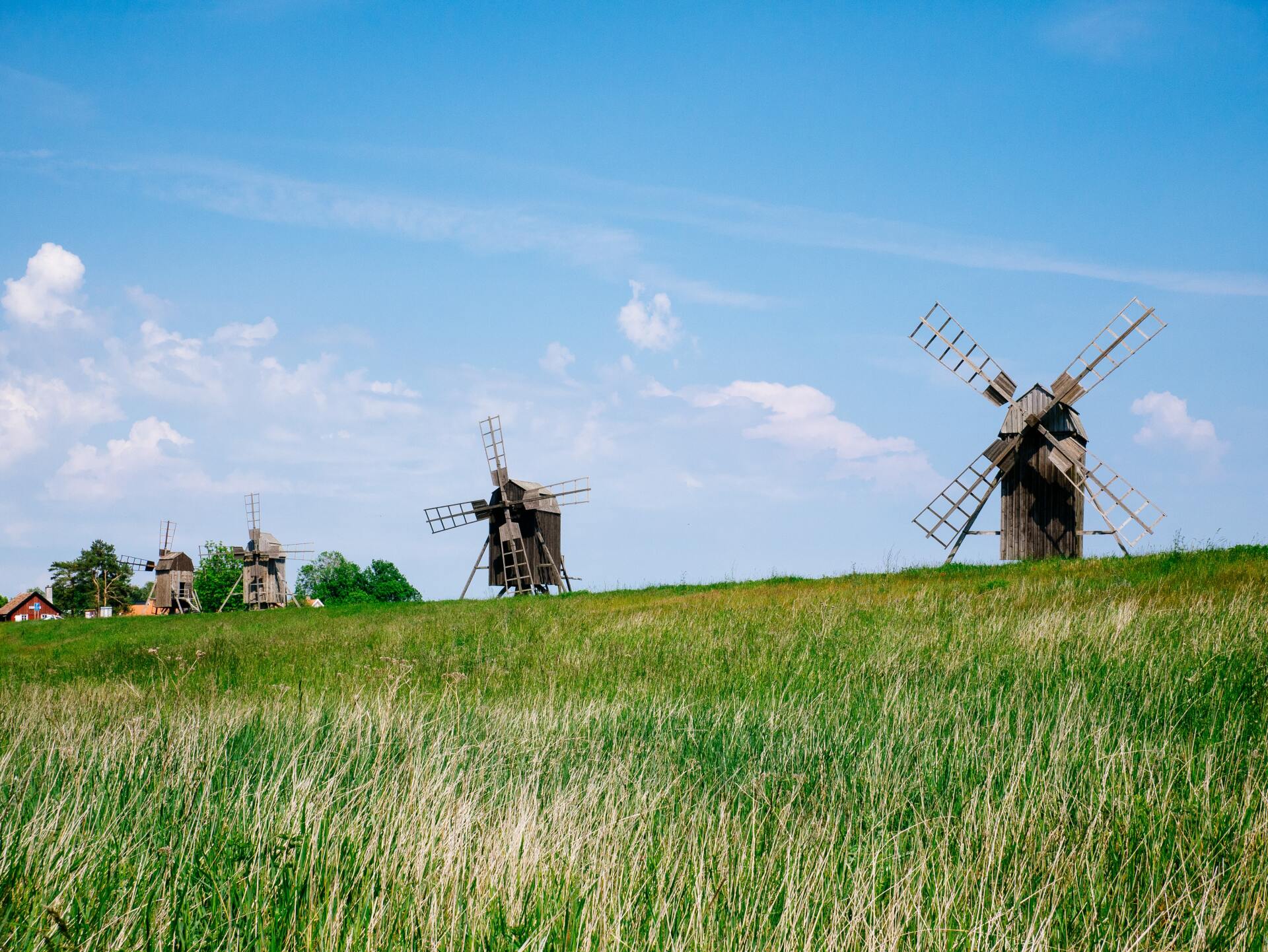 Väderkvarnar på Öland