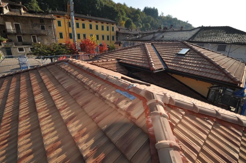 tetto con tegole