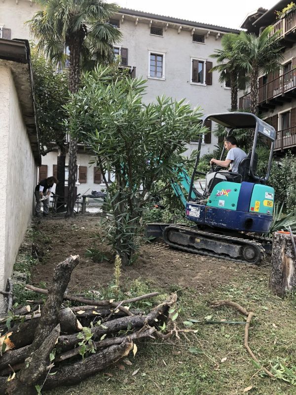 risistemazione di un giardino