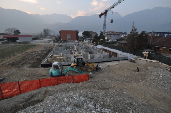preparazione di cantiere edile