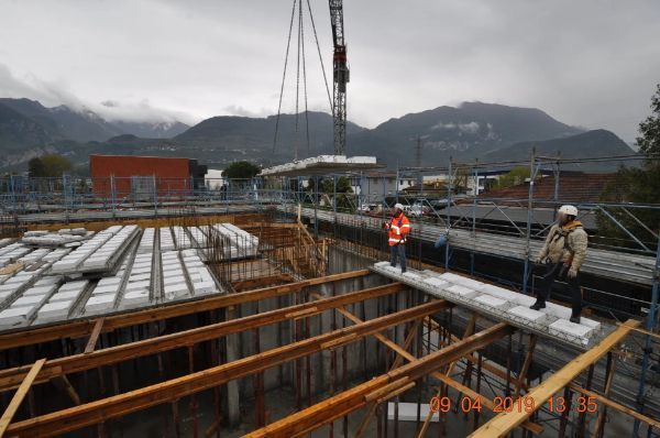 cantiere di costruzione edile