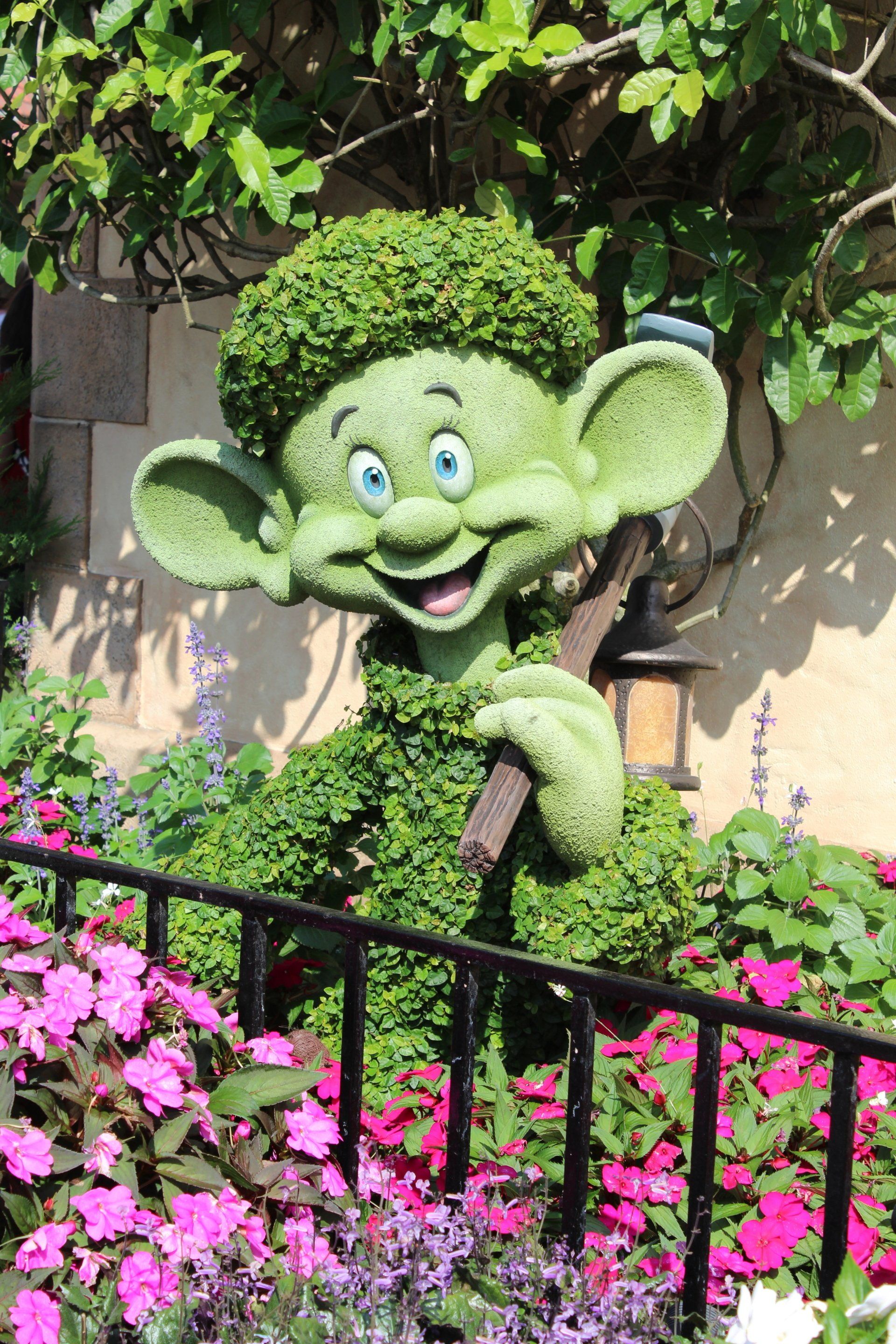 Dopey Topiary at the 2019 Epcot International Flower & Garden Festival