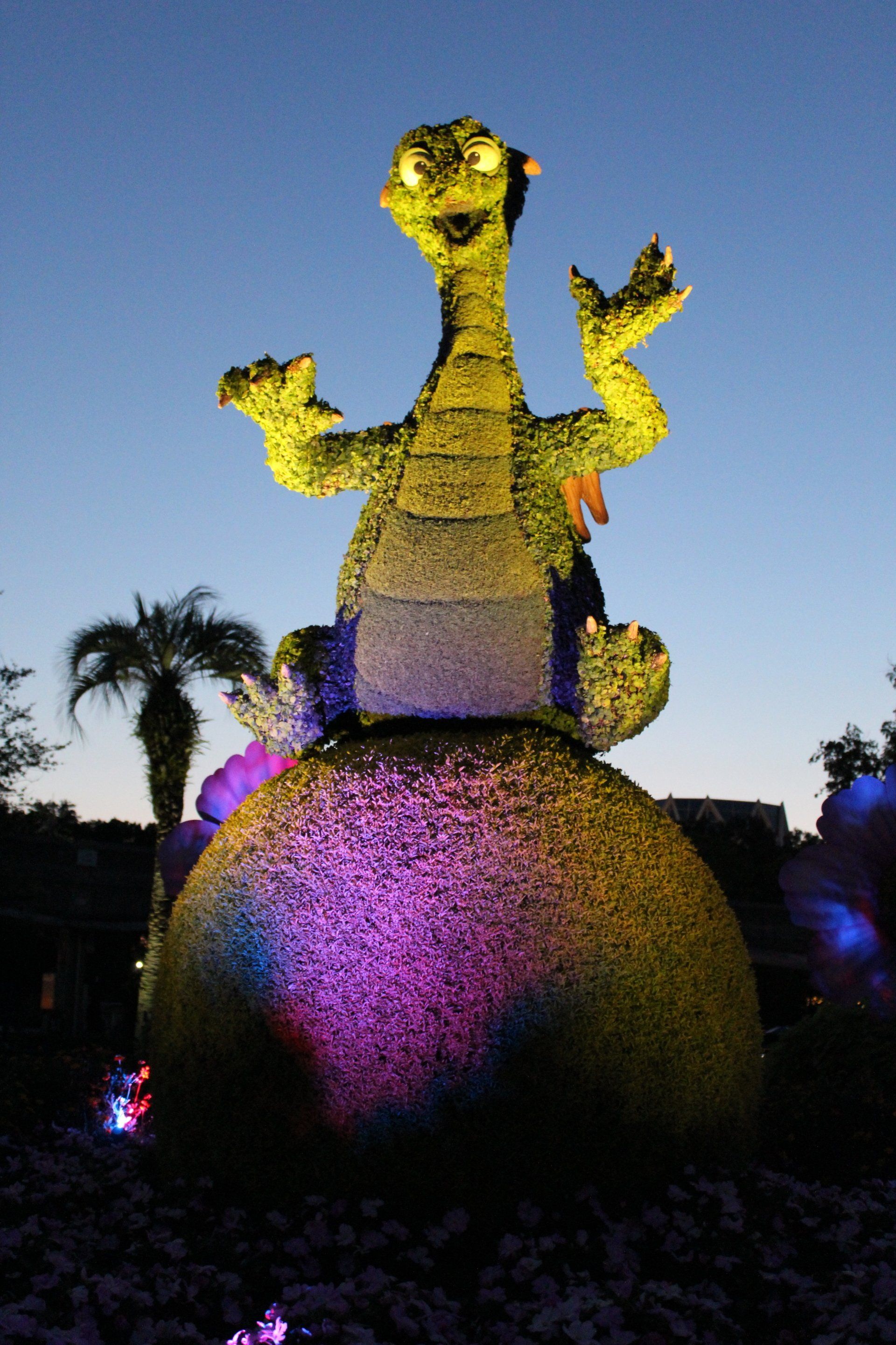 Figment topiary at the 2019 Epcot International Flower & Garden Festival