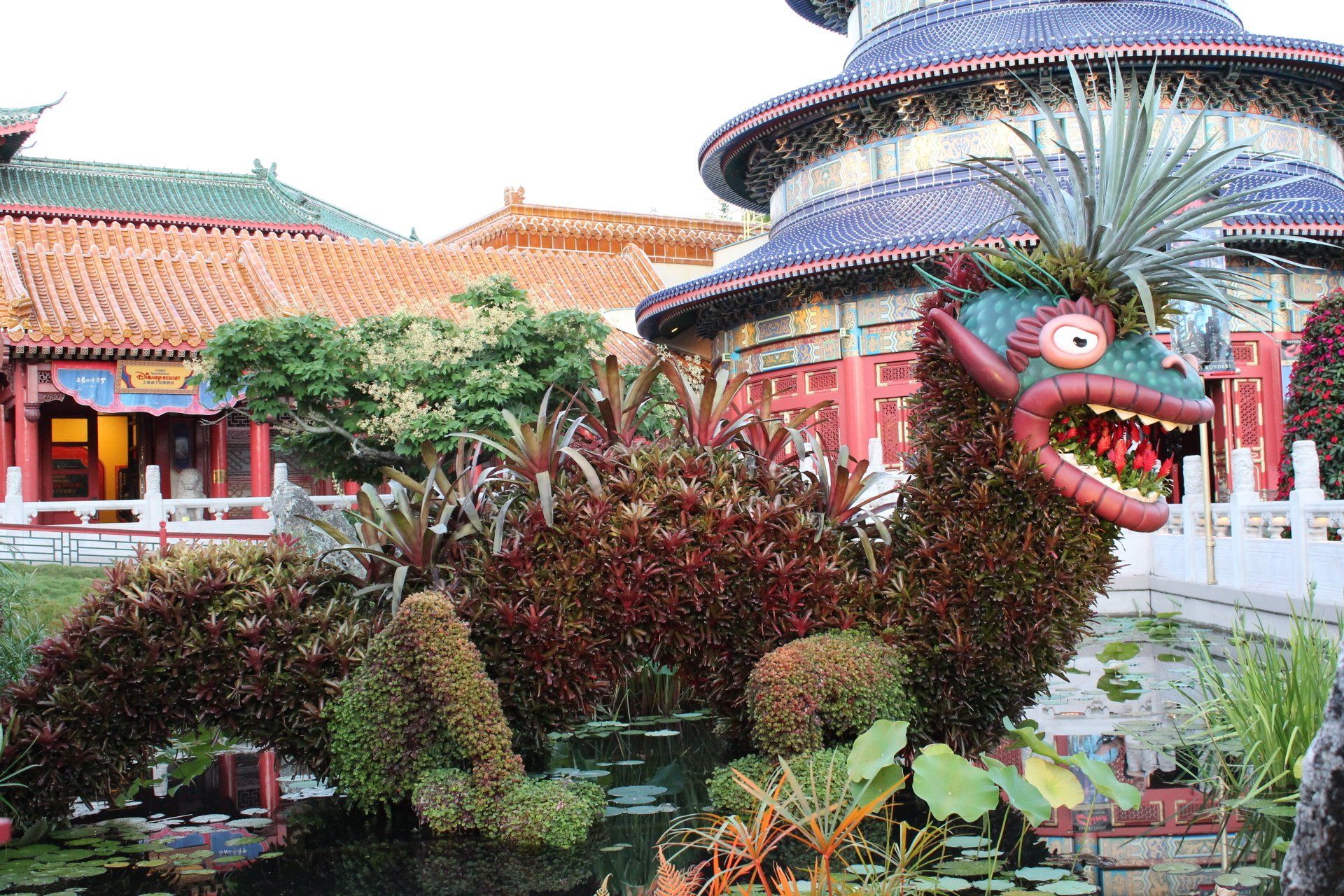 Dragon in China at the 2019 Epcot International Flower & Garden Festival