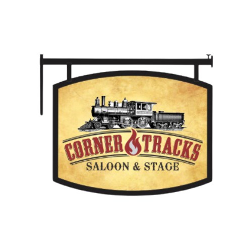 Corner Tracks Saloon and Stage Logo
