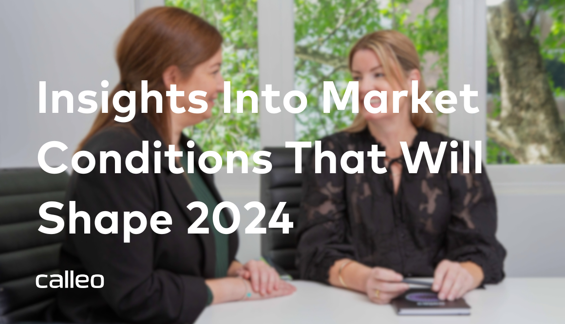 Insights Into Market Conditions That Will Shape 2024