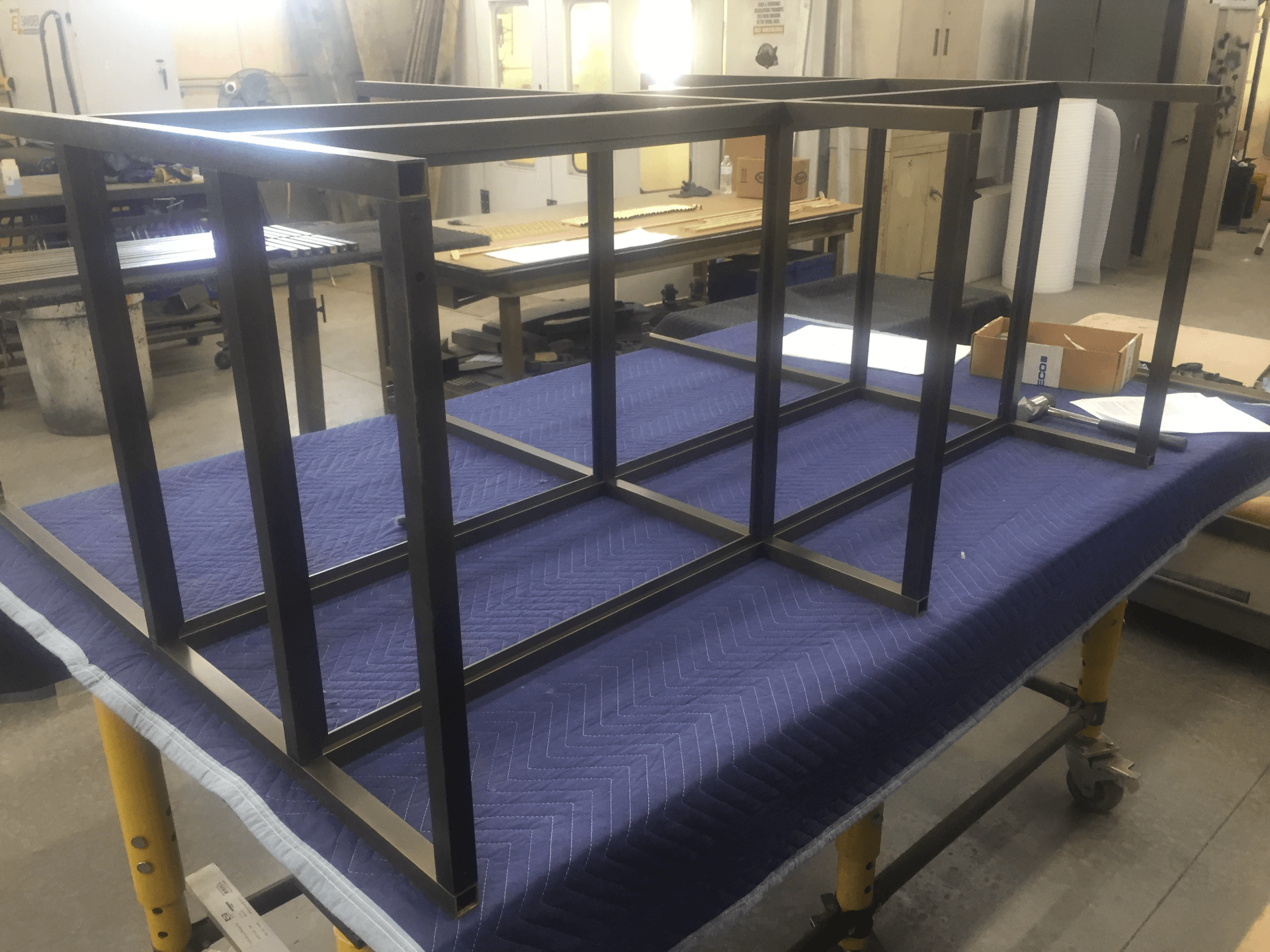 Steel Railings Stands for Table - Denver, CO - Metal Model, LLC