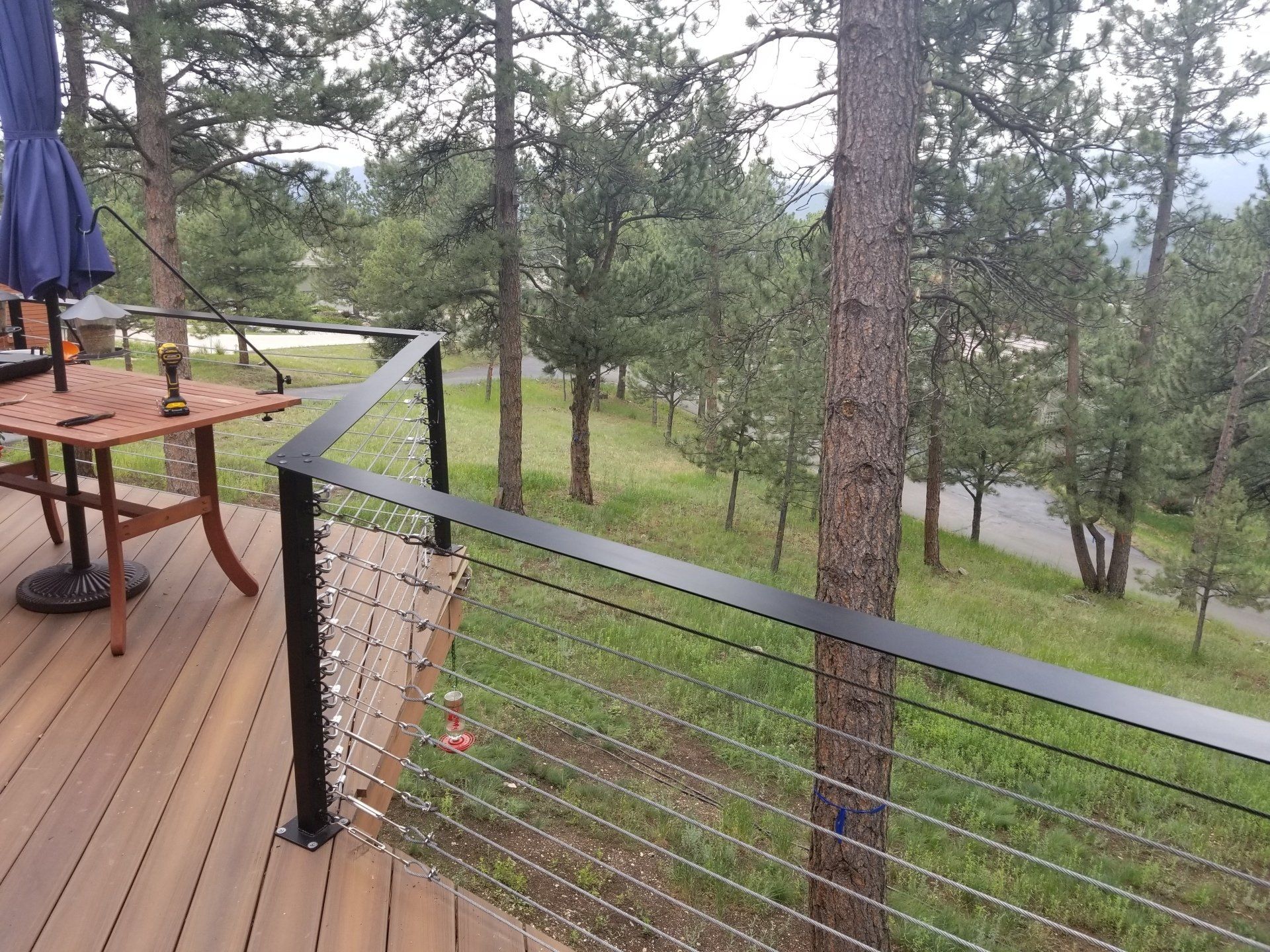 Metal Deck Railing Project in Denver