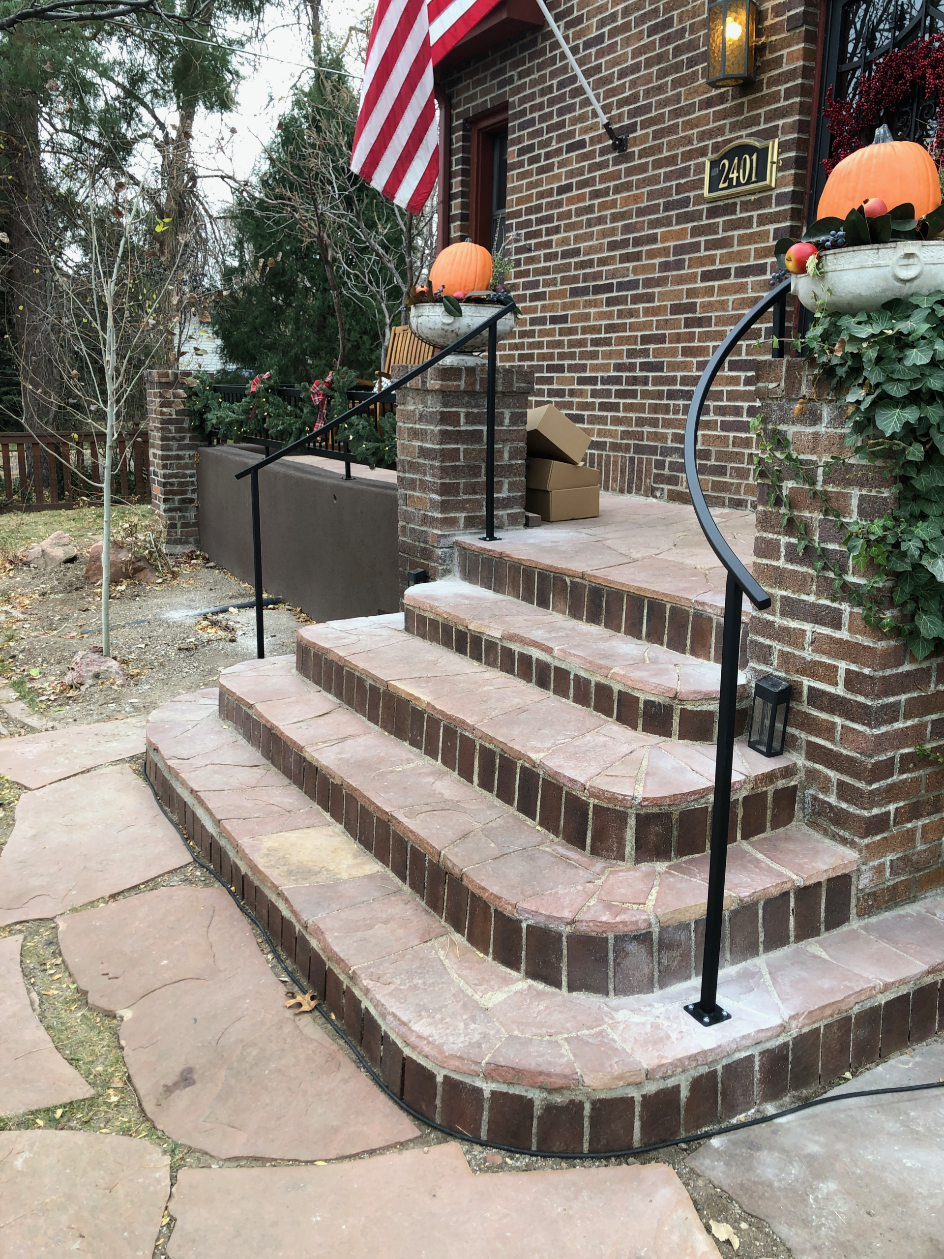 Custom Made Metal Stair Railing