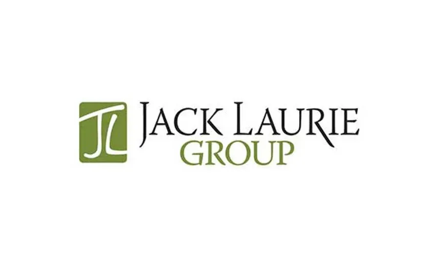 Jack Laurie Group logo with green square containing "JL" and company name in black and green.
