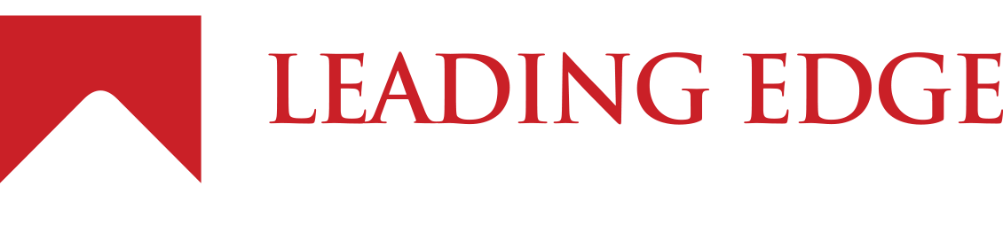 Red rectangle with white mountain peak and 