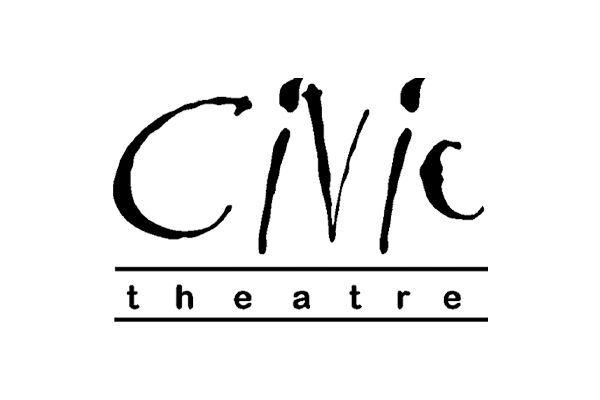 Civic Theatre logo: black cursive 