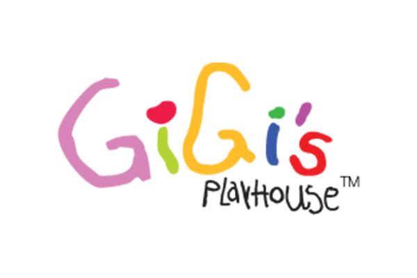 GiGi's Playhouse logo: colorful, handwritten-style text. 