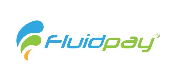Fluidpay logo with a swirl graphic and the company name.
