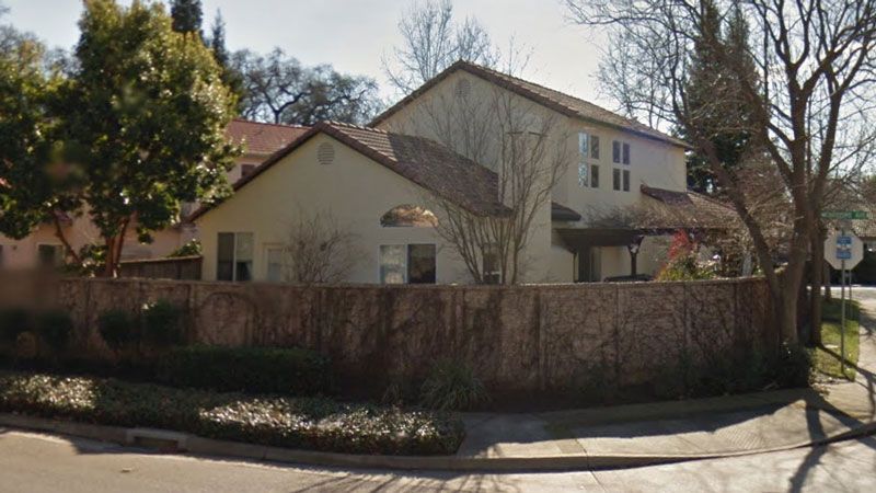 House with Stone Wall — Chico, CA — Joe Shaw Painting