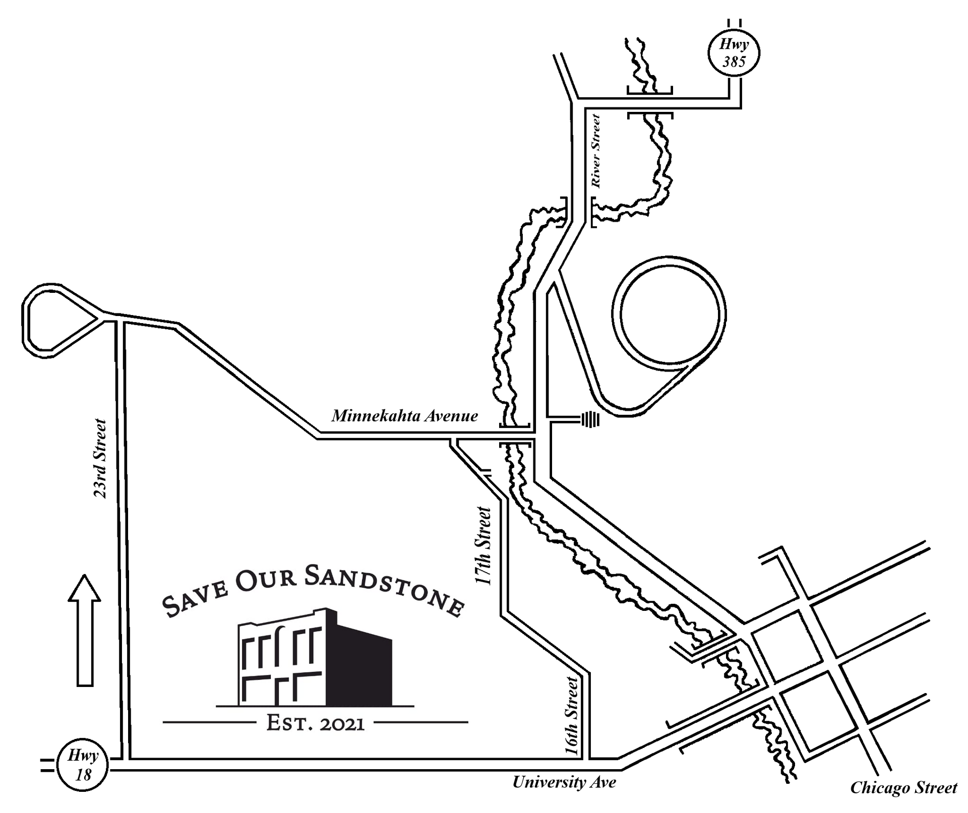 Historic Hot Springs map