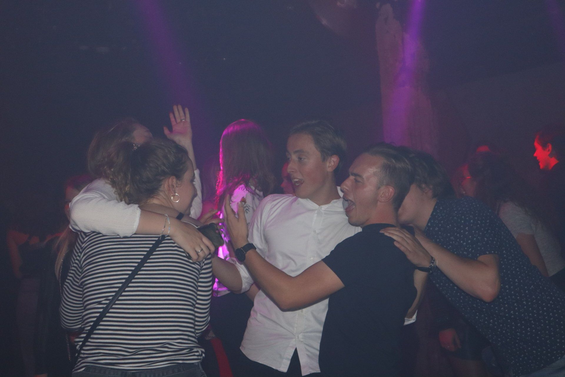Vrienden in club Utrecht