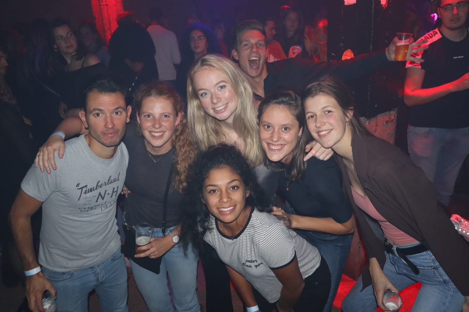 genieten en lachen in club Utrecht