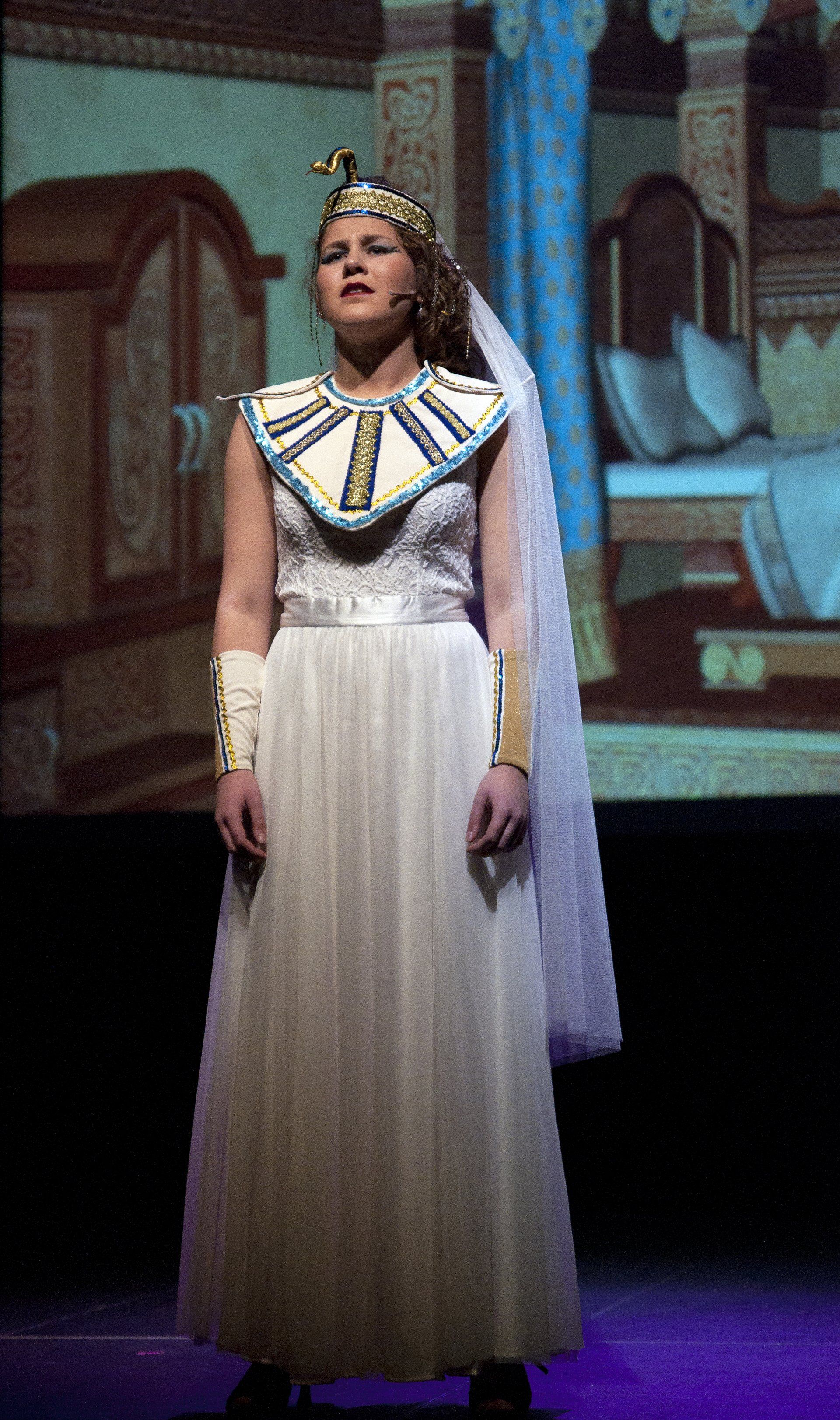 Toneel bruiloft op het podium aida