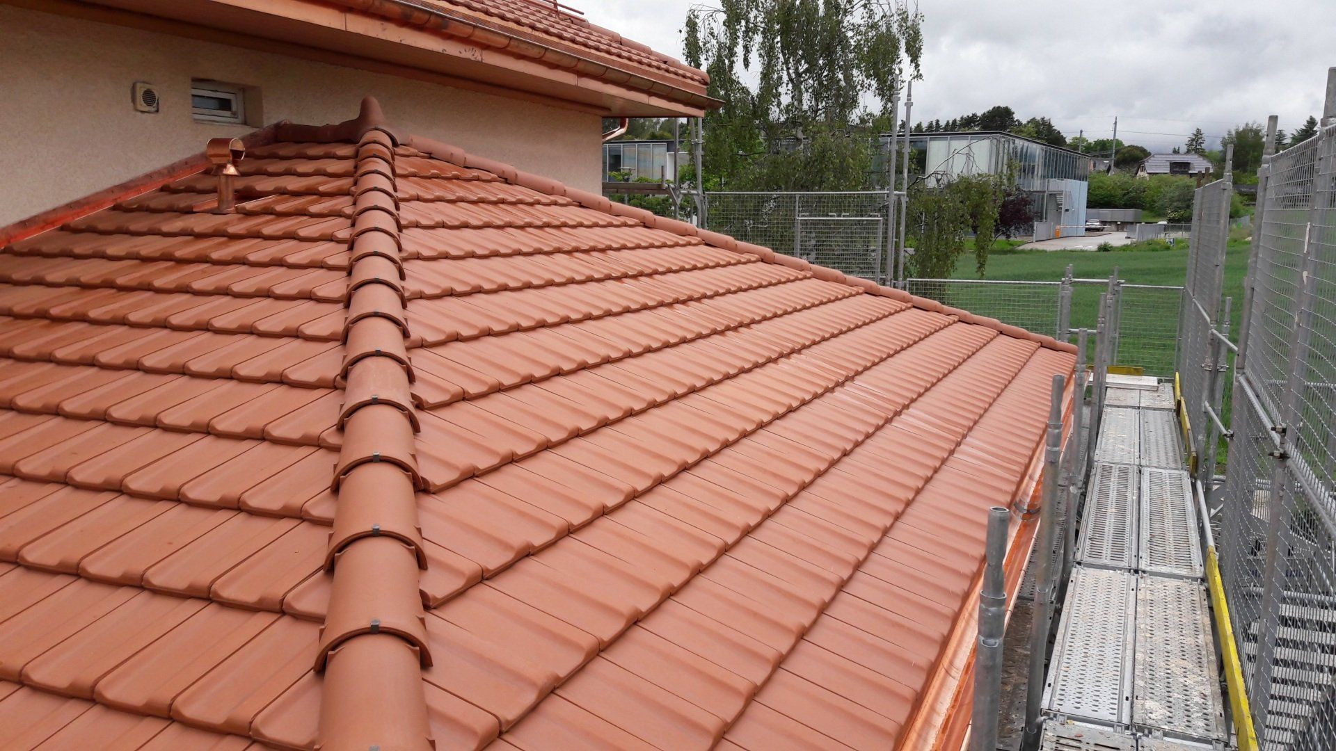 toit de maison terminé