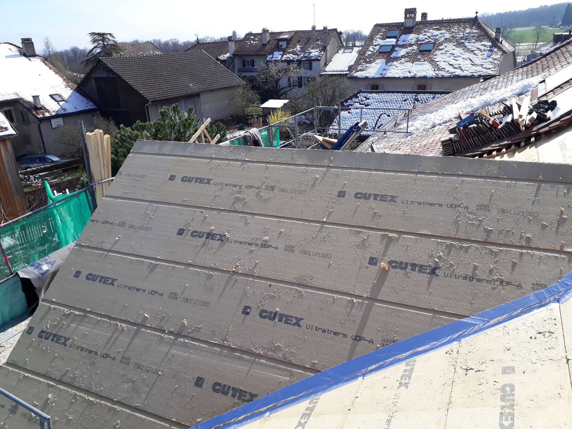 intérieur de bâtiment en construction