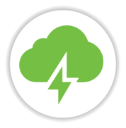 Cloud With Thunder Icon — Parkland, FL — Water Damage Solutions