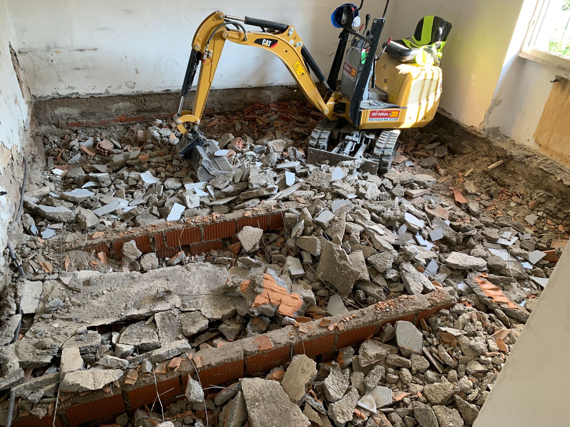 cantiere di ristrutturazioni residenziali a Bergamo