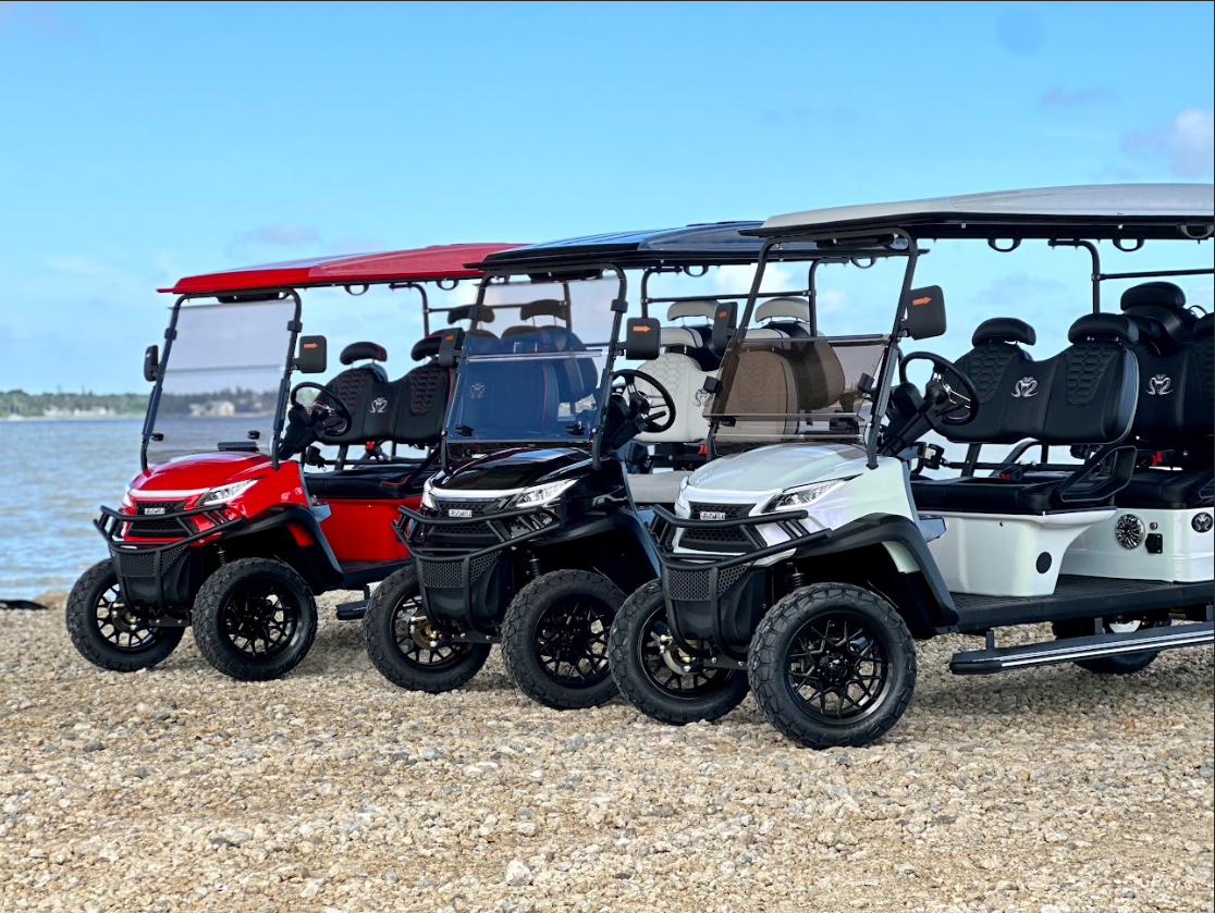 Golf Cart is parked on the Beach - Ponte Vedra, FL - Golf Cart World
