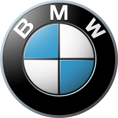 Logotipo de BMW: un emblema circular con las letras