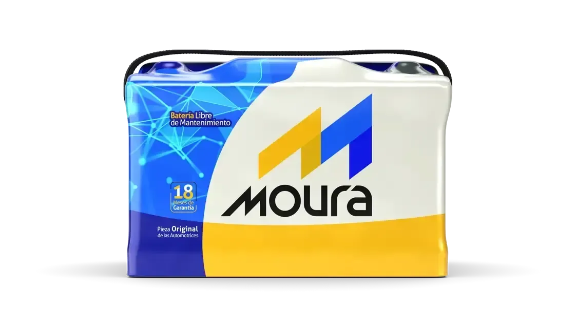 Una batería etiquetada