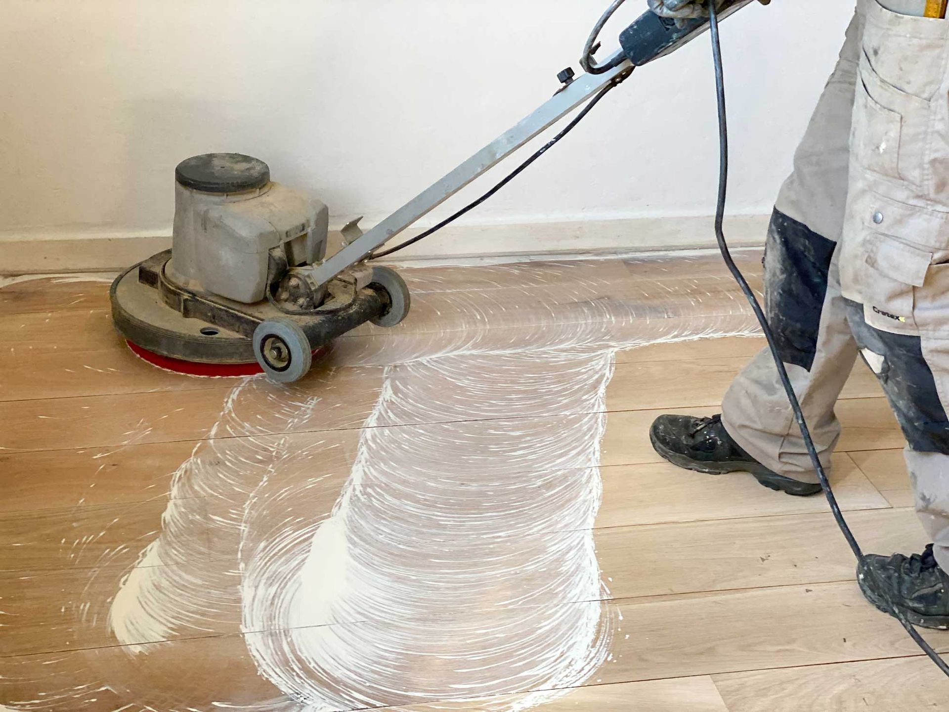 Machine For Polishing Parquet — Pensacola, FL — Huntington Floor Sanding