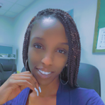 It is a silhouette of a person without a face.