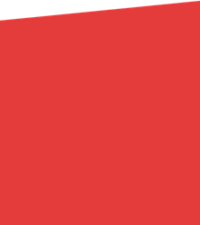 A red background with a white stripe on the bottom.