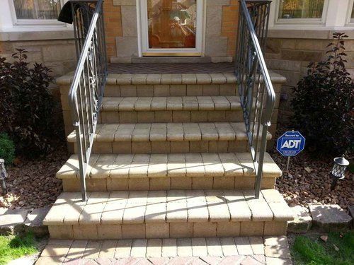 Beautiful Hardscape Steps - Near West,IL - M & M Landscaping