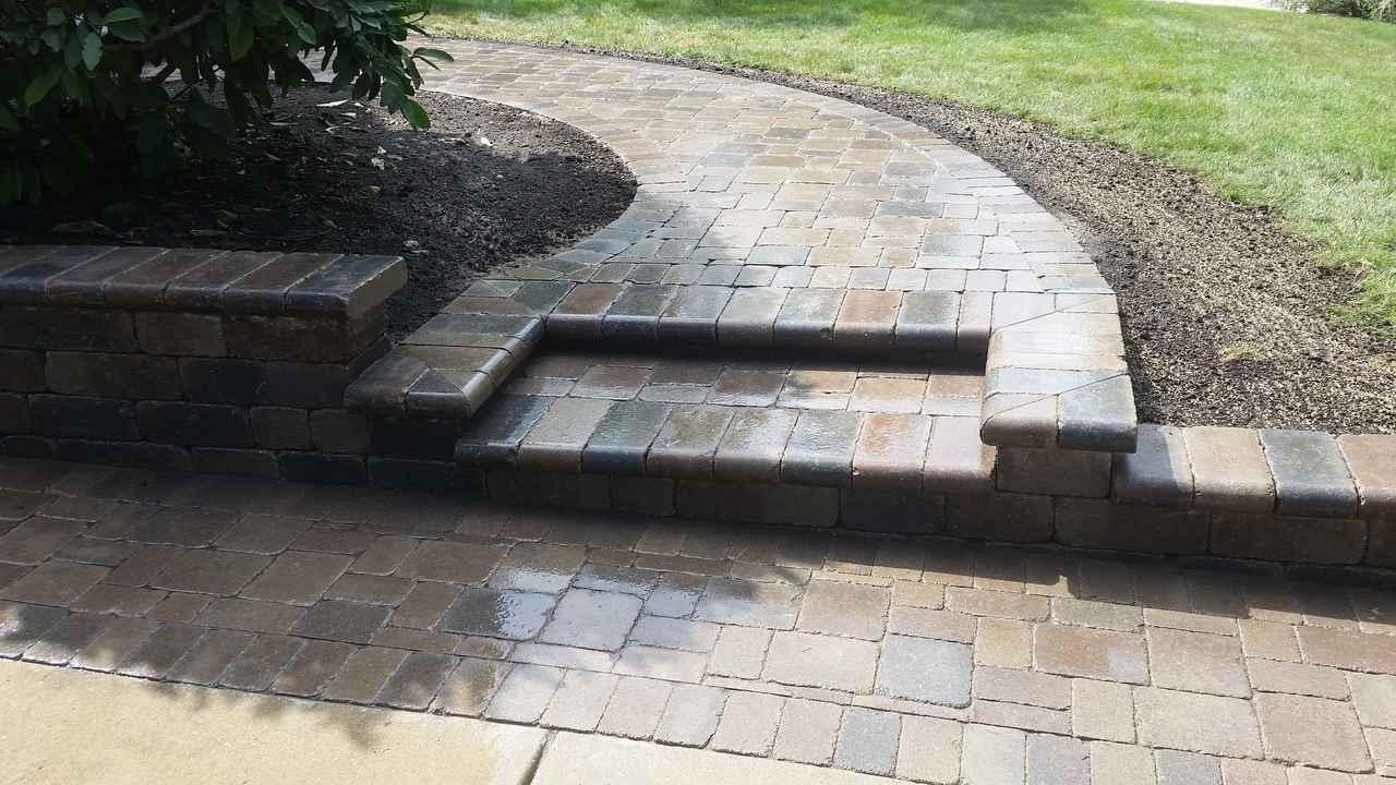 Hardscape Road Before - Near West,IL - M & M Landscaping