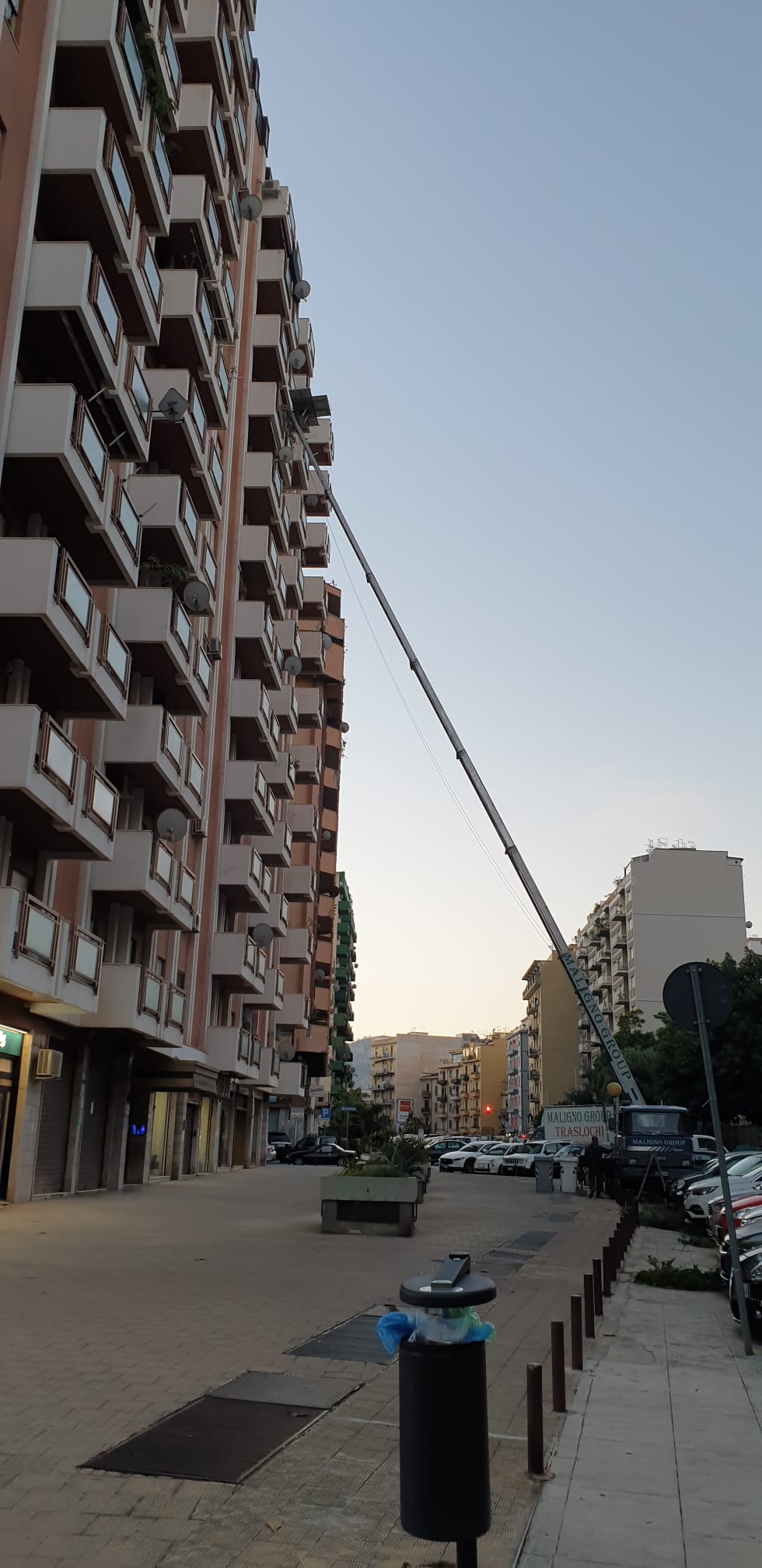 trasloco di appartamento a piano alto