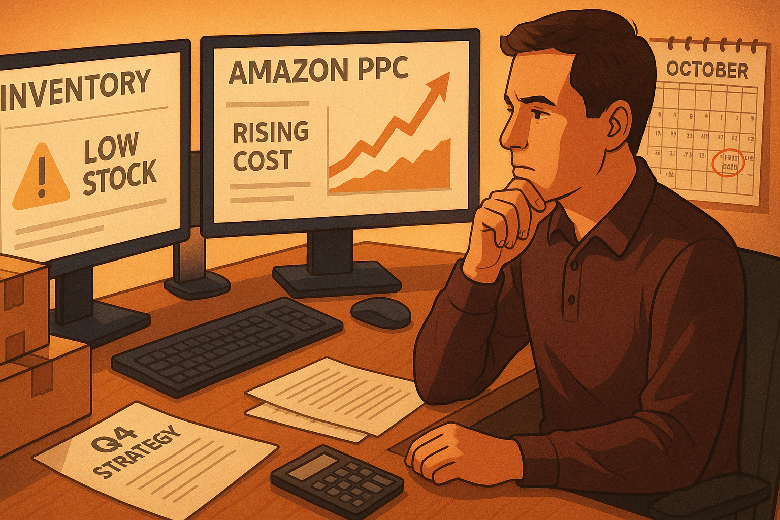 e-commerce seller trying to prepare for the boost in Q4 holiday sales on Amazon