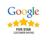 google five star rating badge logo