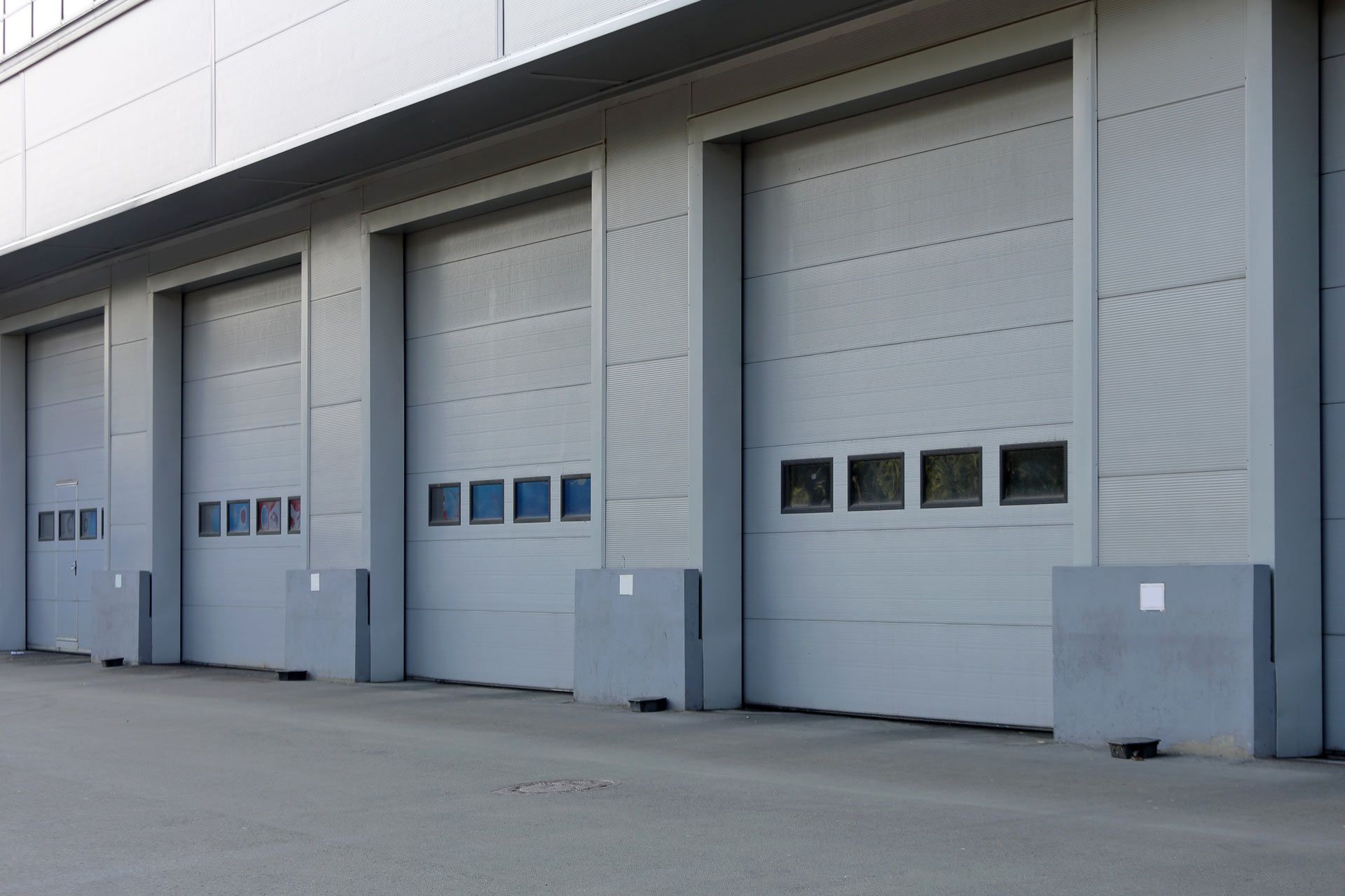 Commercial Garage Doors Gray
