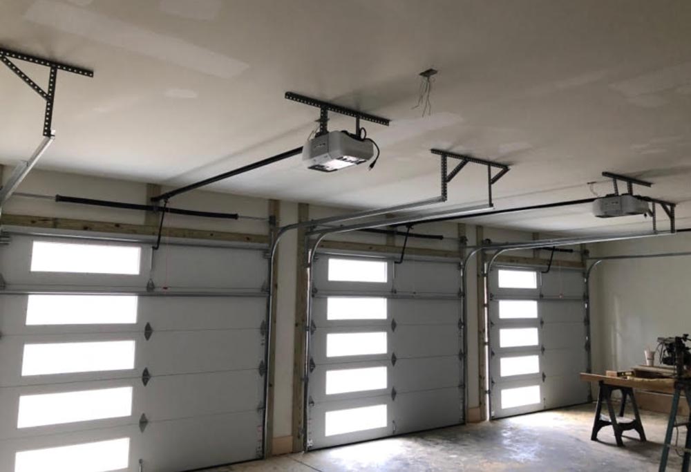 inside garage door