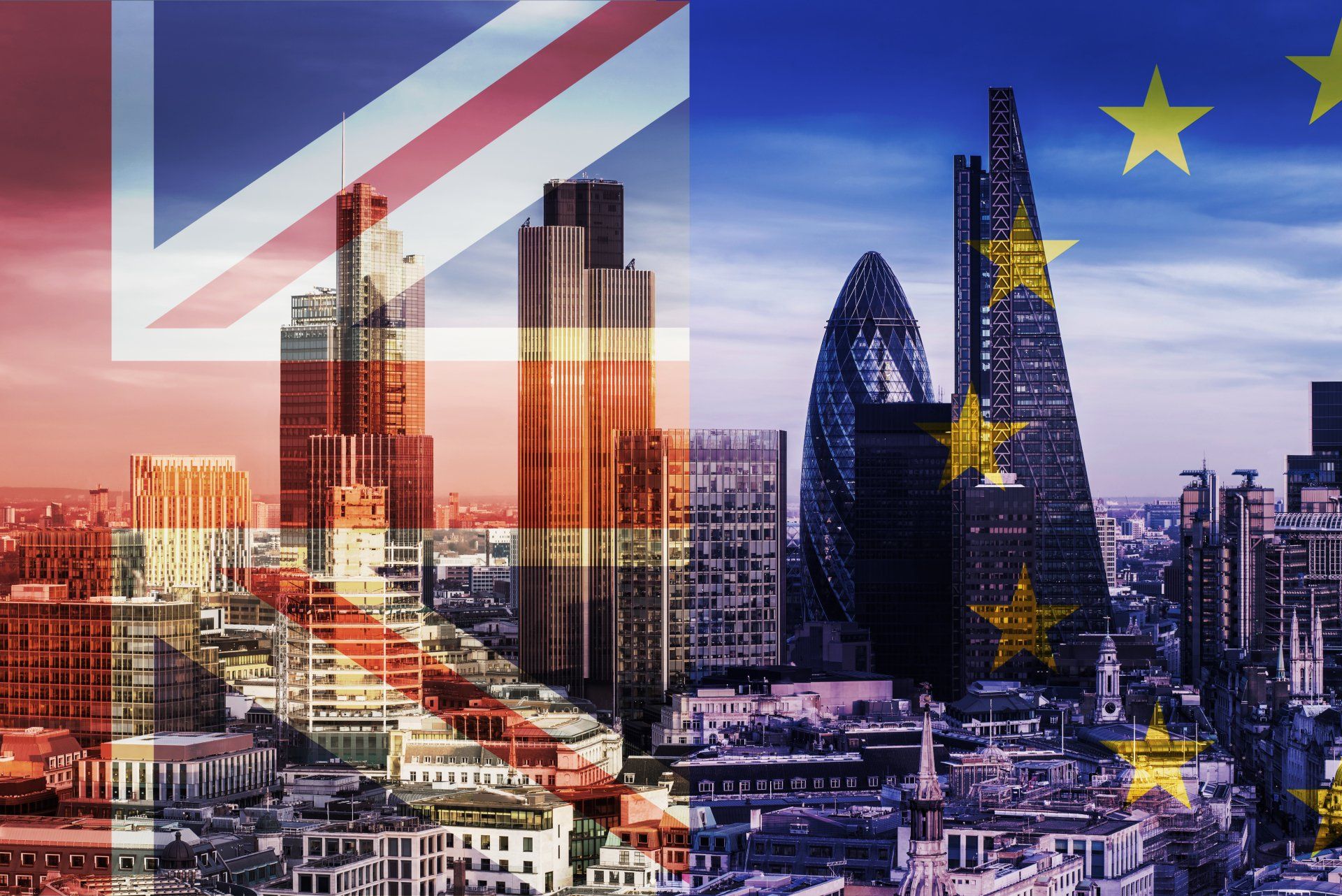 London EU UK Flag