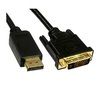 A picture of a displayport to dvi cable.