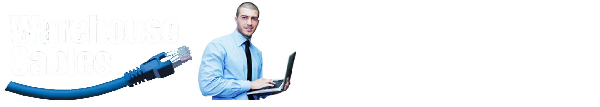 A man in a blue shirt and tie is holding a laptop computer.