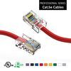 It is a picture of a red cat5e cable.