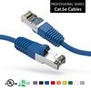 It is a picture of a blue cat5e cable.