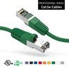 It is a picture of a green cat5e cable.