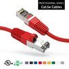 It is a picture of a red cat5e cable.