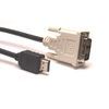 Two cables are connected to each other on a white surface.